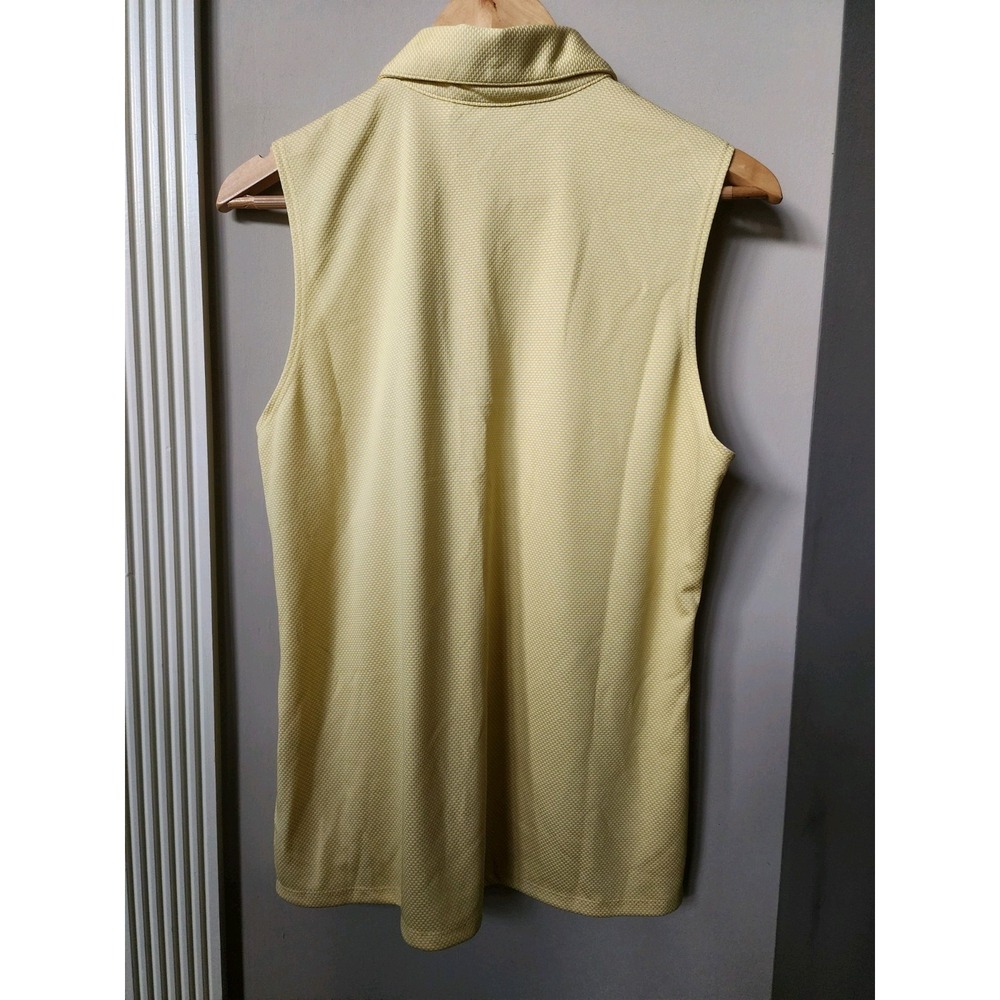 Golf Polo Shirt Lady Hagen Womens Sleeveless New NWT Tennis Golf Yellow XXL 2X - Picture 2 of 7